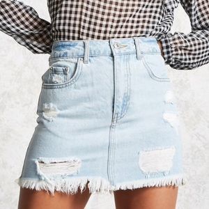 Forever 21 denim skirt